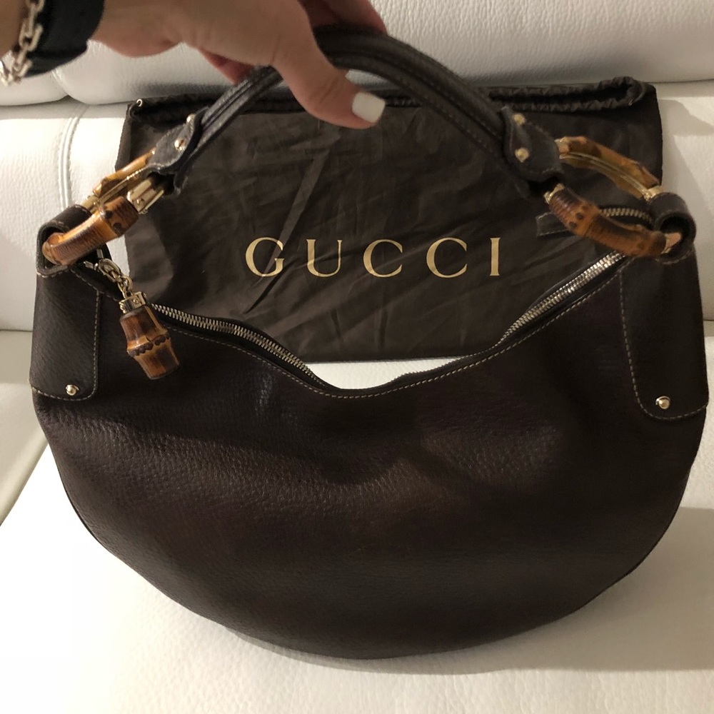 GUCCI BAMBOO RING HOBO